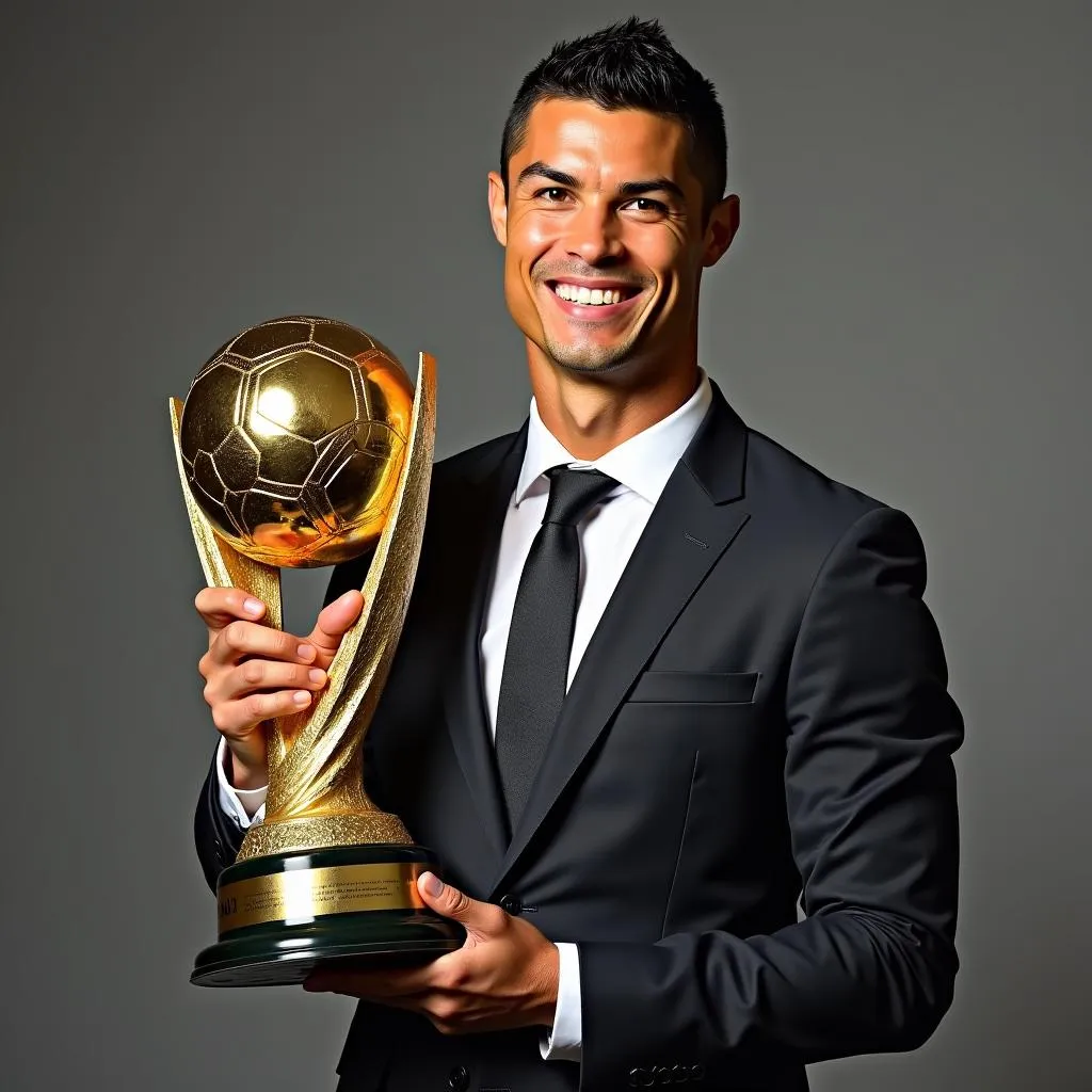 Ronaldo nhận giải cầu thủ xuất sắc nhất FIFA