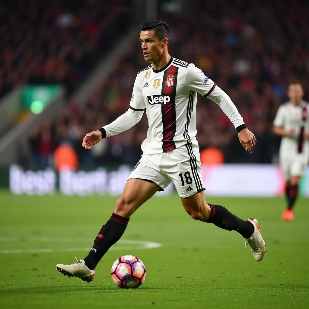 Ronaldo Quay Lưng Bứt Tốc