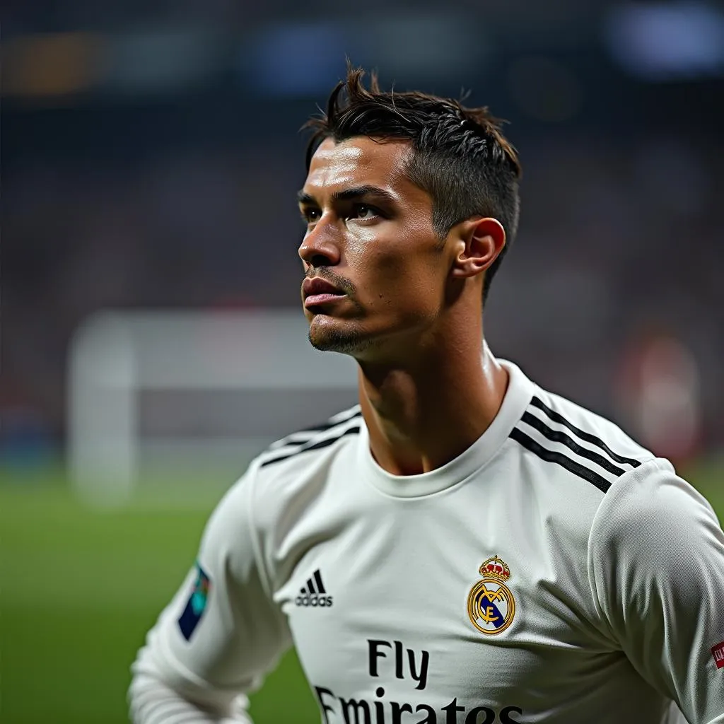 Ronaldo ra mắt Champions League trong màu áo Real Madrid