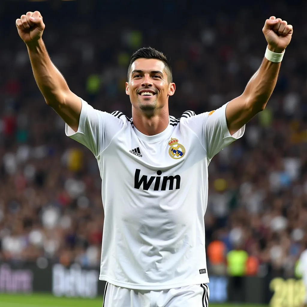 Ronaldo's Signature Celebration at Real Madrid