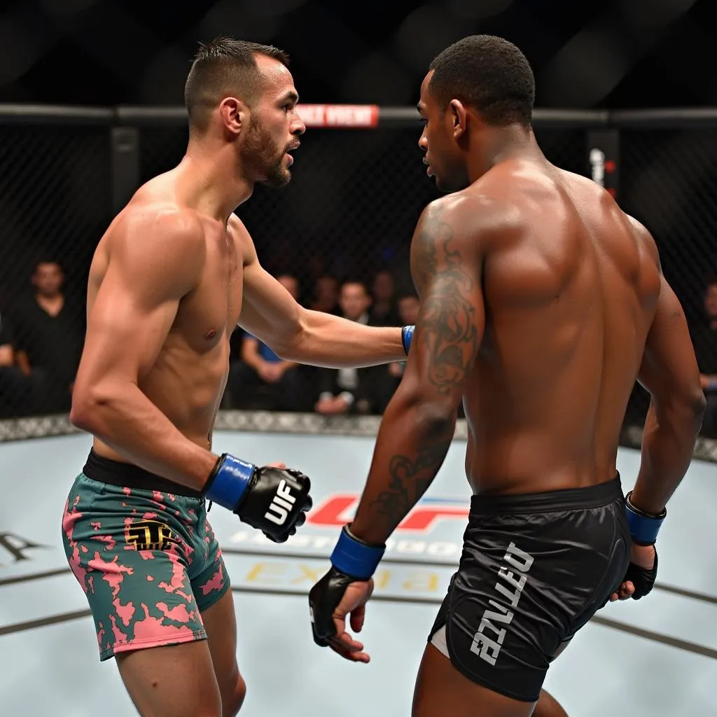 Ronaldo Souza và Luke Rockhold tại UFC 194