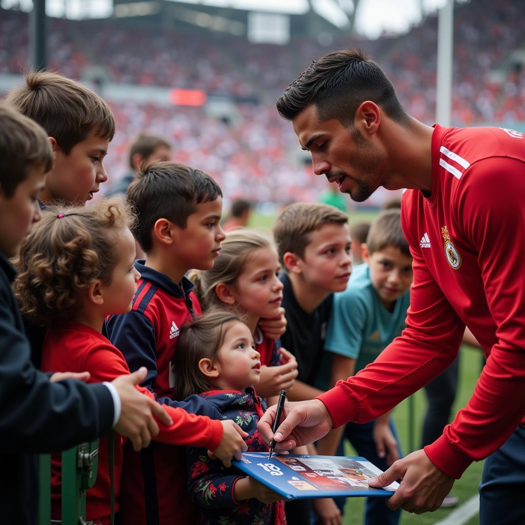 Ronaldo truyền cảm hứng cho fan