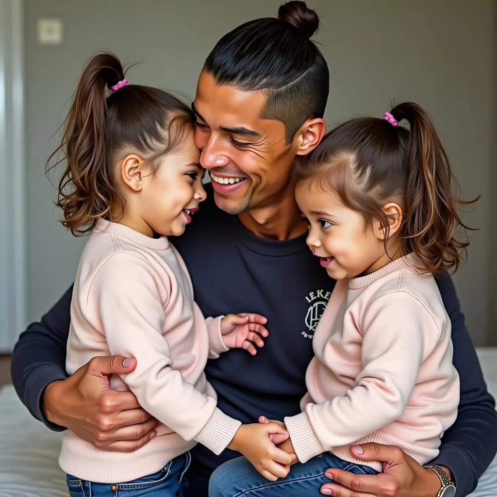 Ronaldo twins Eva và Mateo