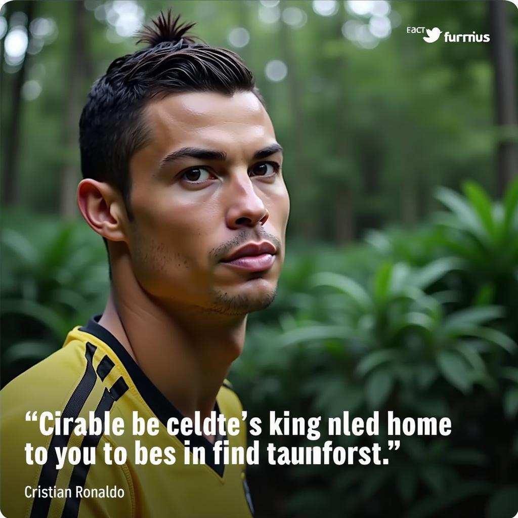 Ronaldo ủng hộ bảo vệ rừng Amazon