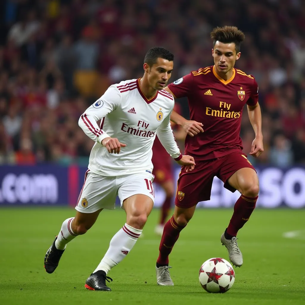 Cristiano Ronaldo solo goal vs. AS Roma in 2009