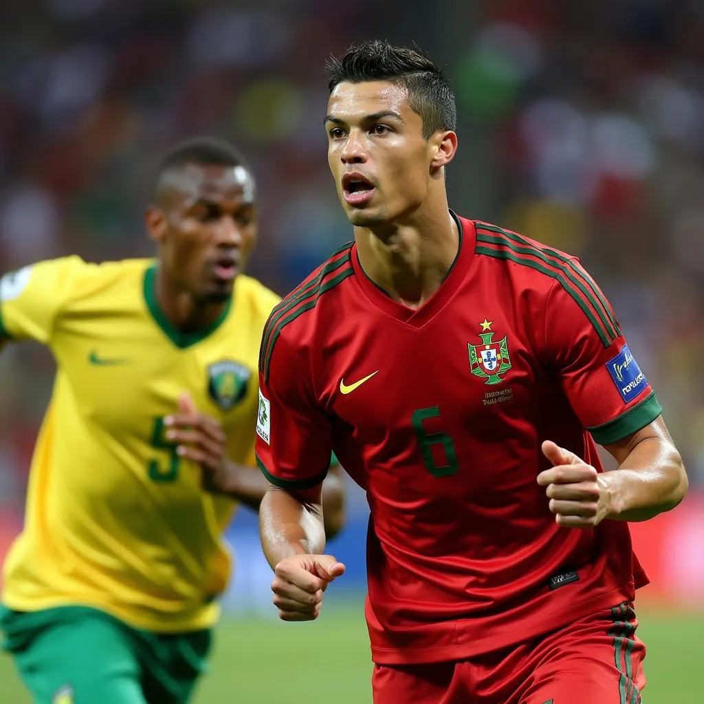 Ronaldo đối đầu Ghana World Cup 2014