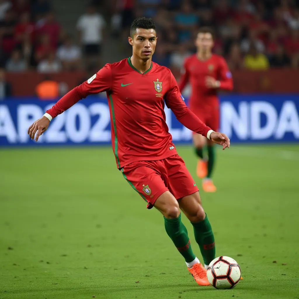 Ronaldo thi đấu cho Al Nassr tại World Cup 2022