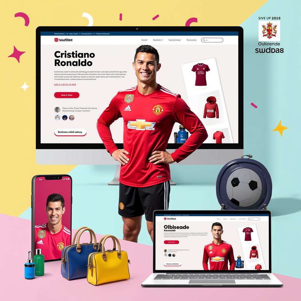 Hình ảnh quảng cáo Shopee thuê Ronaldo