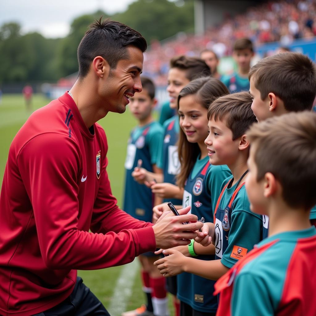 Ảnh hưởng của Ronaldo đến giới trẻ: Hình mẫu lý tưởng