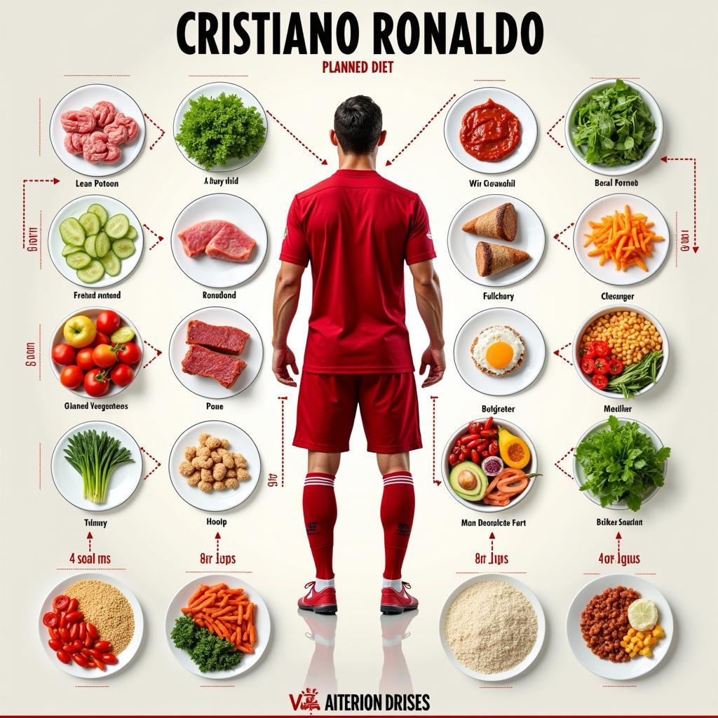 Chế độ ăn uống khoa học của Cristiano Ronaldo