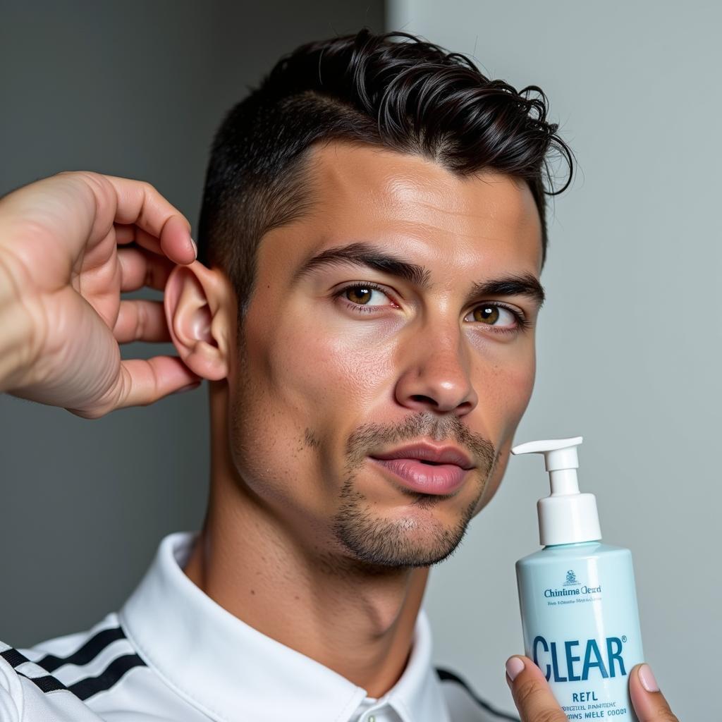 Cristiano Ronaldo Clear Hair Product Endorsement: CR7 quảng cáo sản phẩm chăm sóc tóc Clear