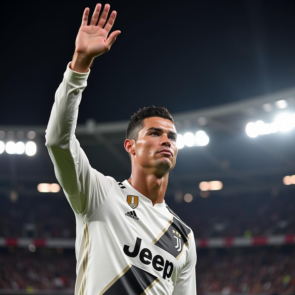 Cristiano Ronaldo's farewell to Juventus fans