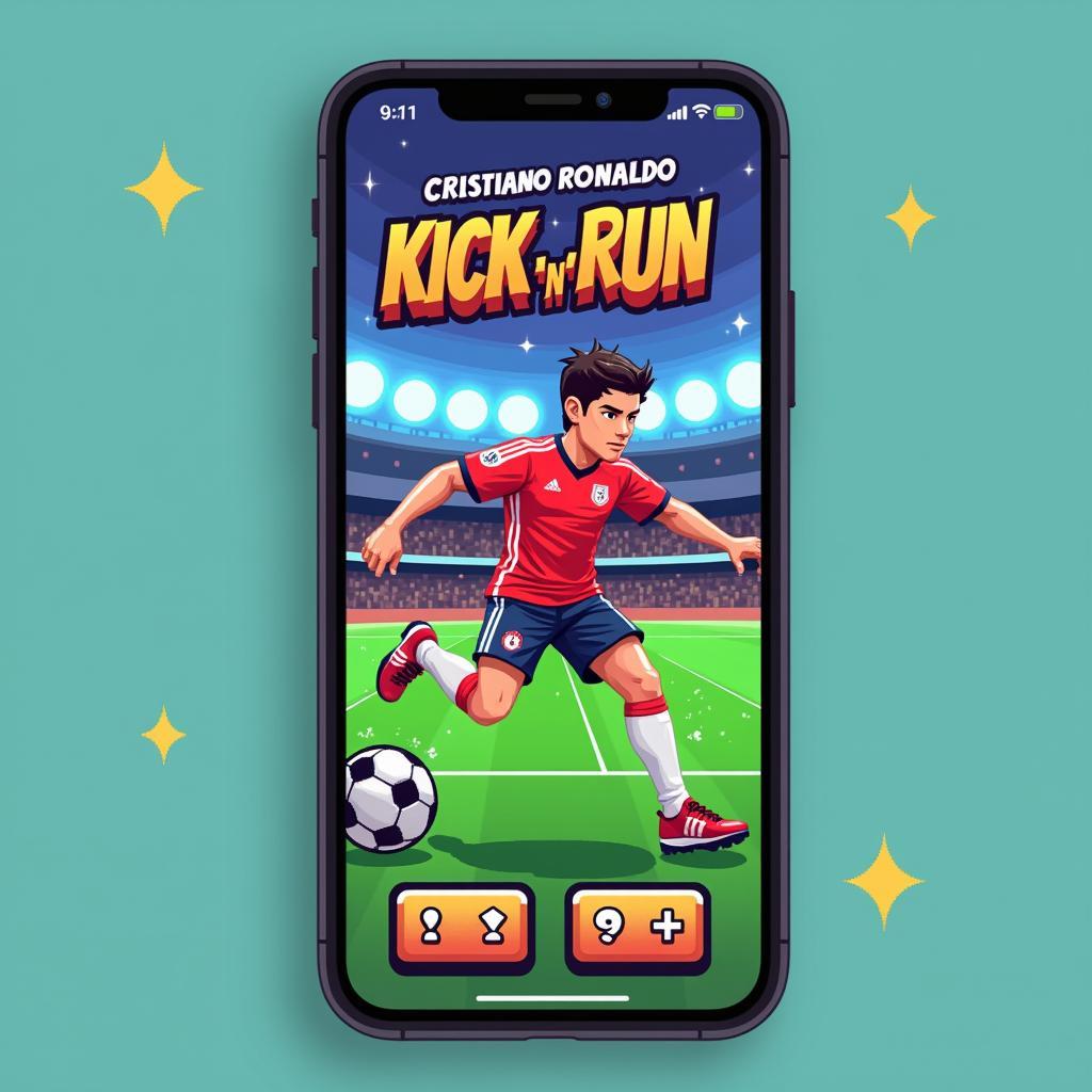 Cristiano Ronaldo Kick'n'Run Mobile Game Concept