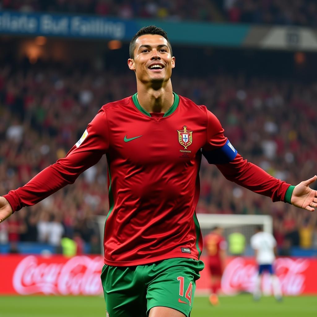 Cristiano Ronaldo kỷ lục ghi bàn đội tuyển Bồ Đào Nha