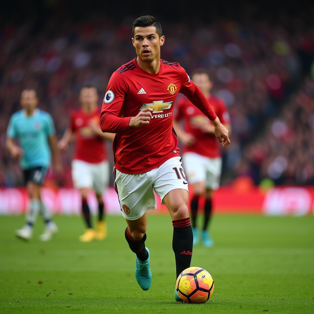 Cristiano Ronaldo thời kỳ Manchester United