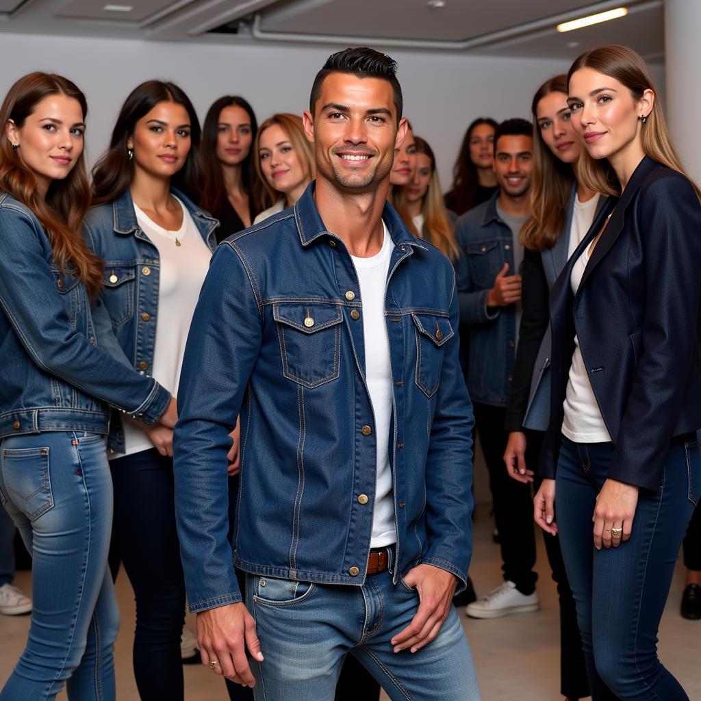 Cristiano Ronaldo giới thiệu thương hiệu CR7 Denim