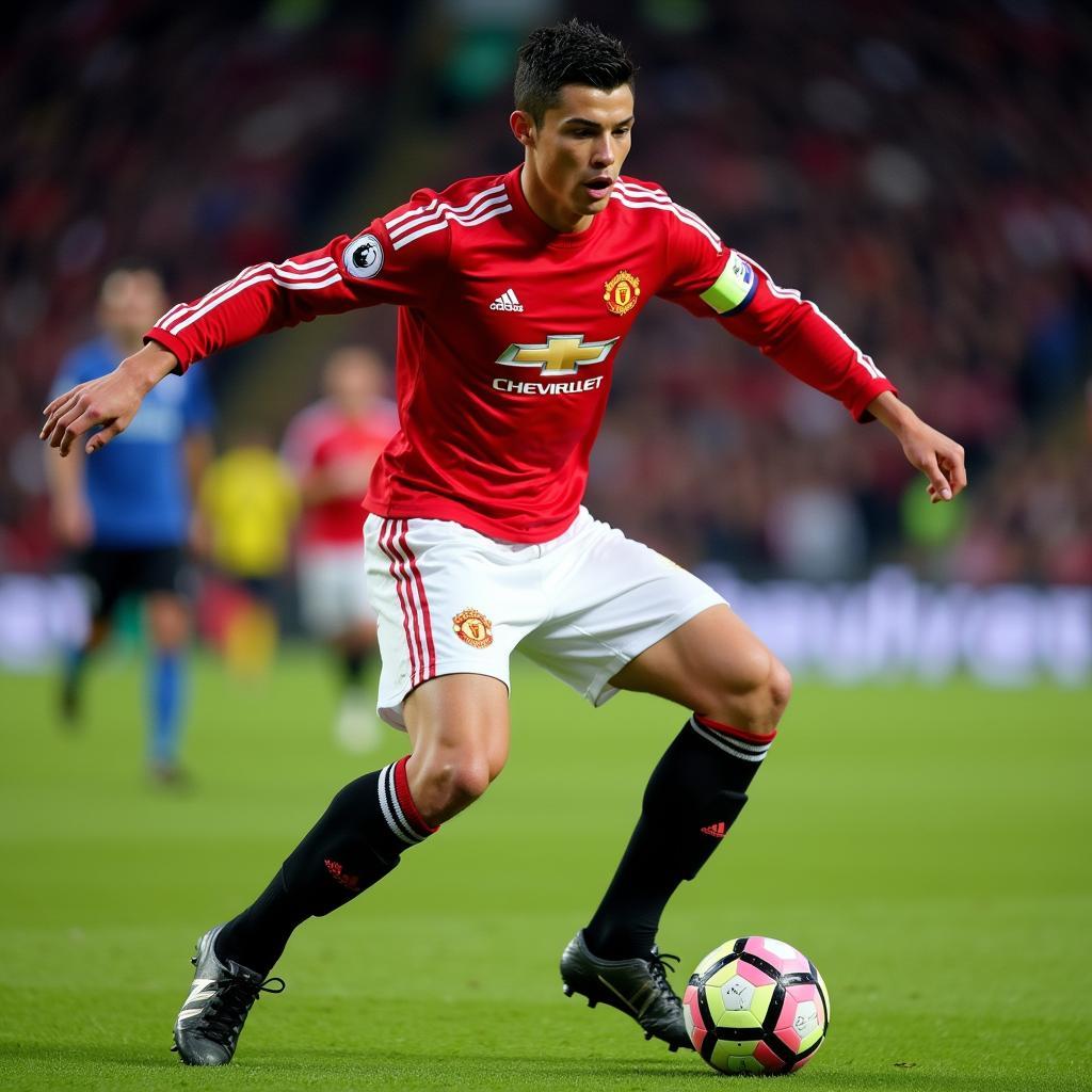 Cristiano Ronaldo thời kỳ đỉnh cao tại Manchester United