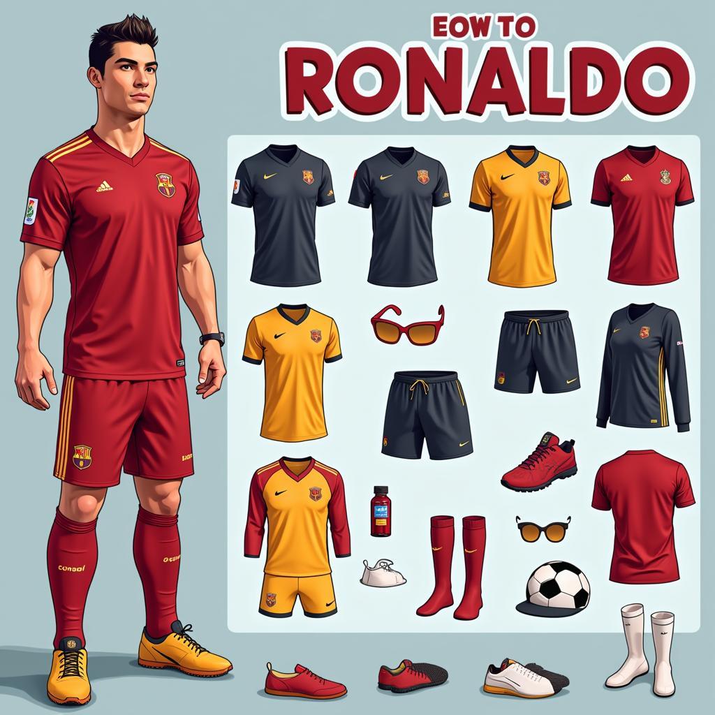 Game trang điểm Ronaldo đẹp