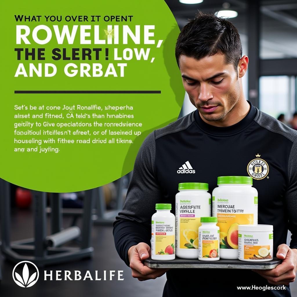 Herbalife Ronaldo Poster: Tập Gym