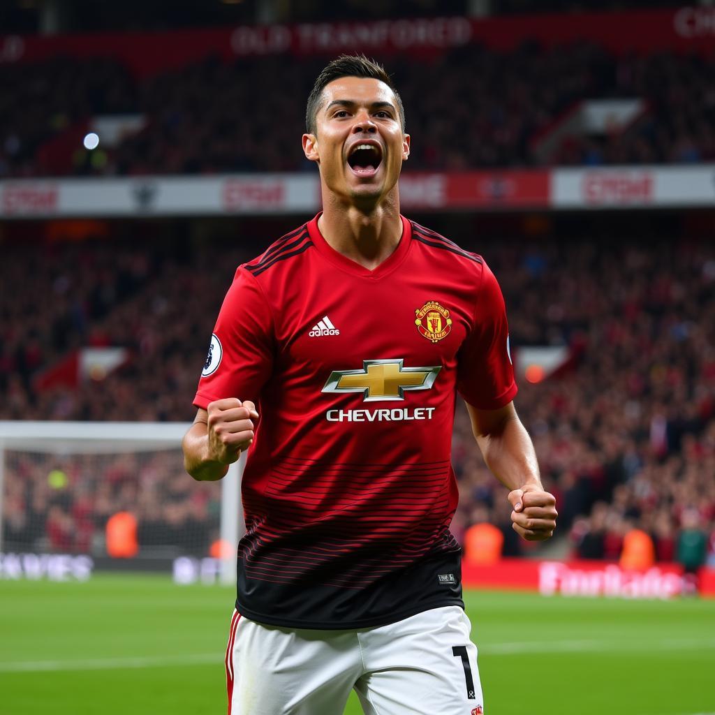 Hình ảnh Ronaldo đẹp nhất tại Man United