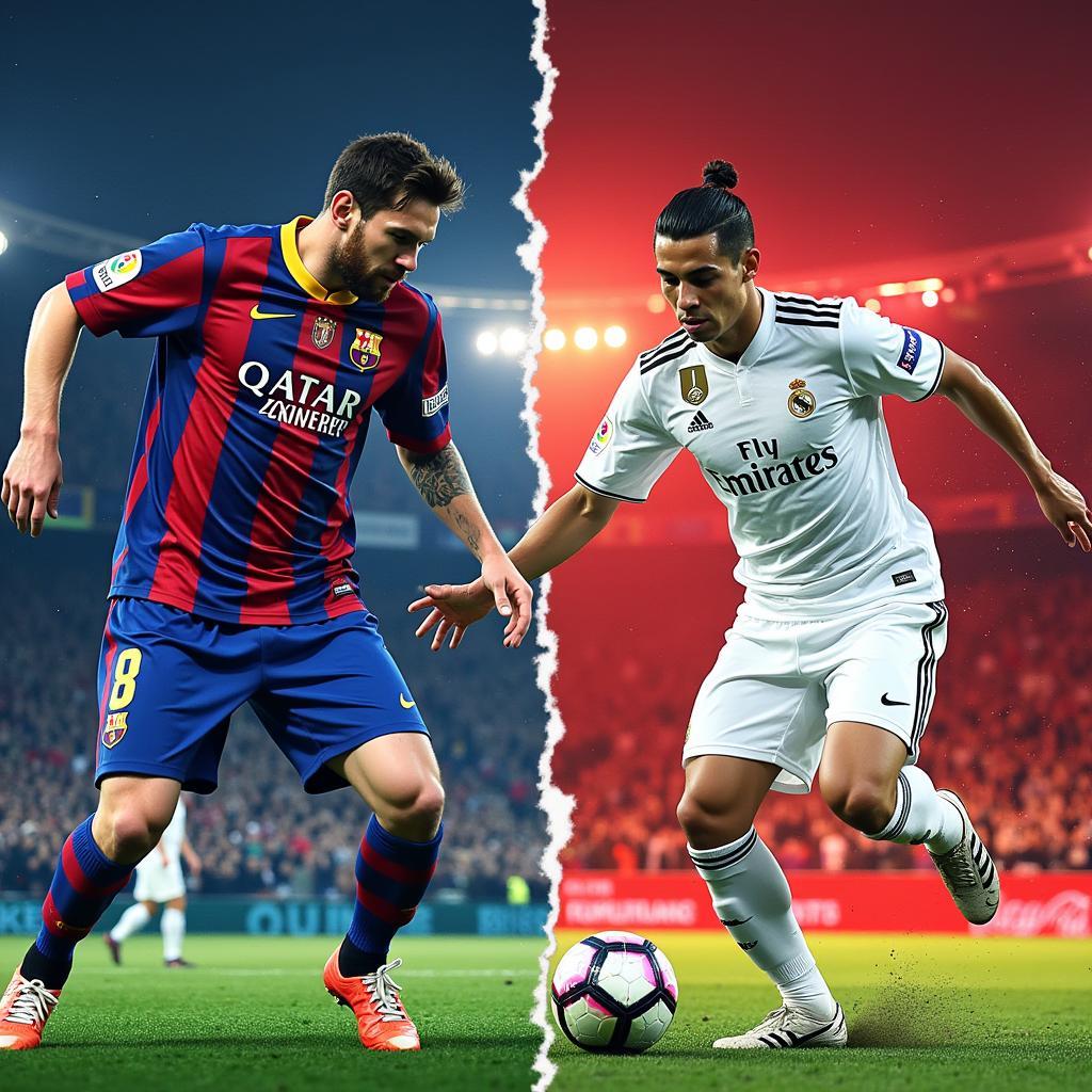 Đối đầu đỉnh cao Messi Ronaldo 2018