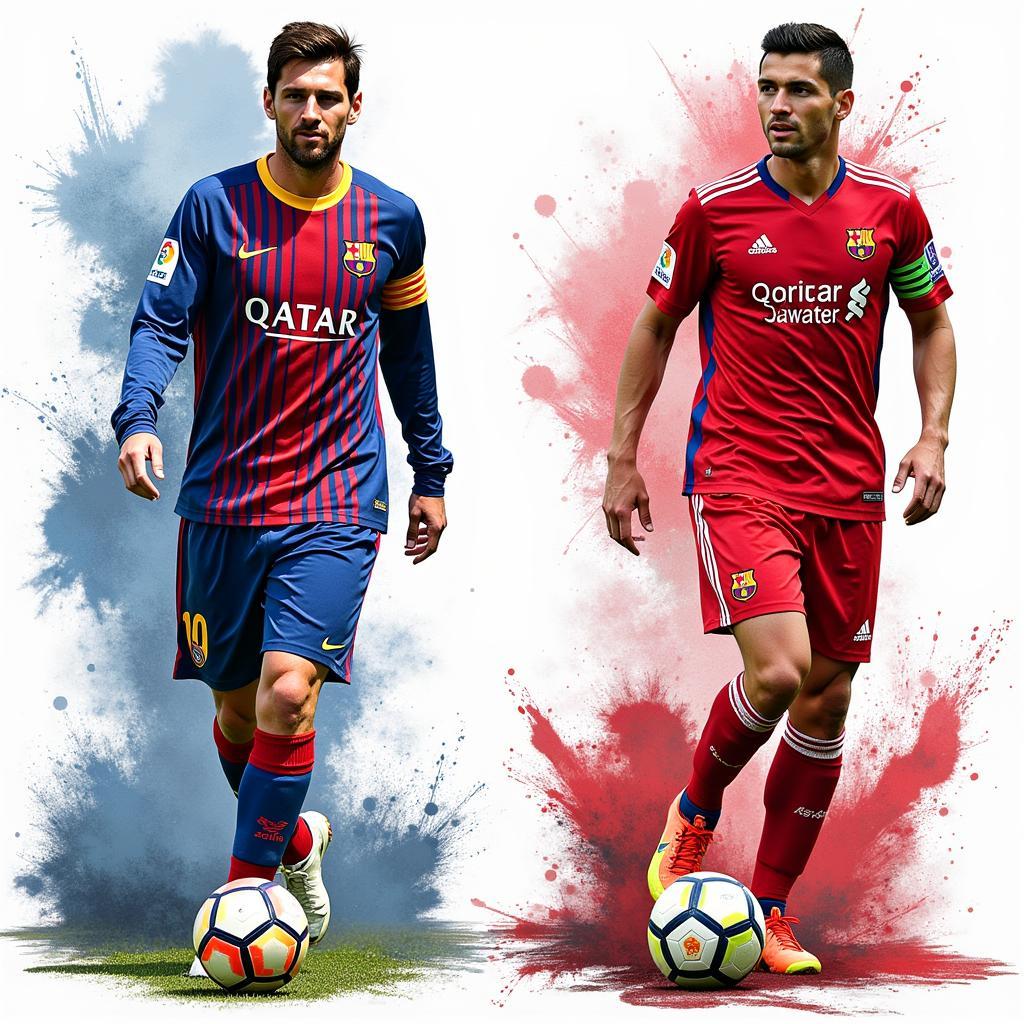 Hình ảnh Messi Ronaldo PNG - Nguồn cảm hứng sáng tạo