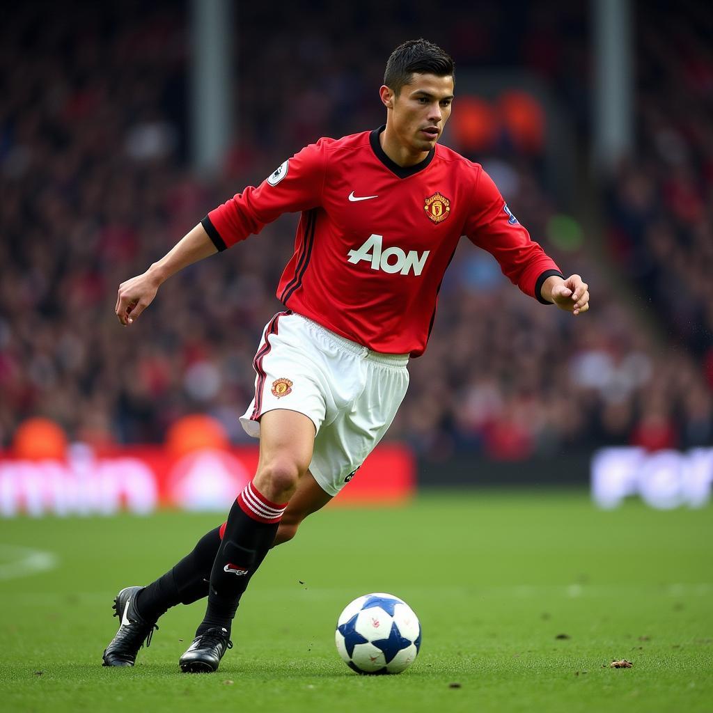 Ronaldo thời kỳ đỉnh cao tại Manchester United