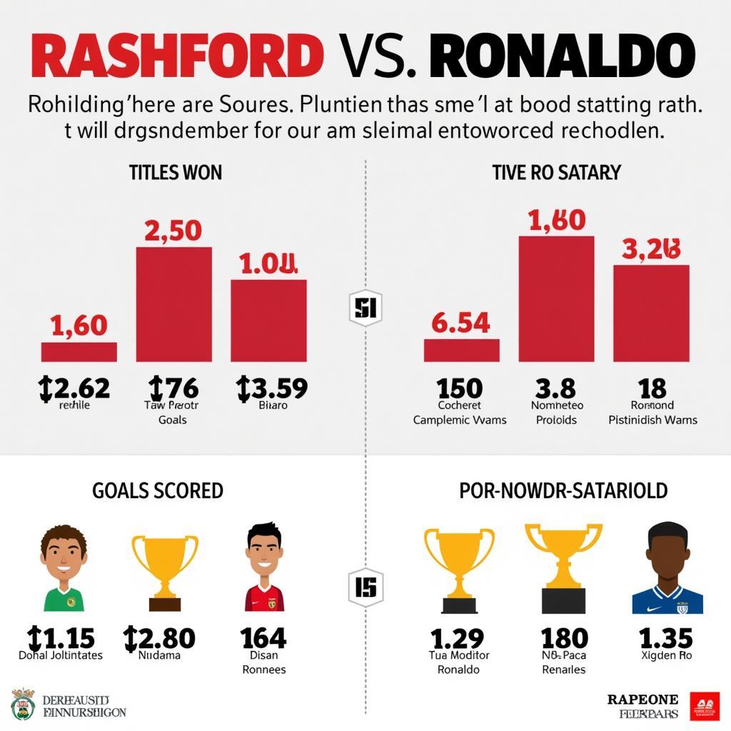 Thành tích cá nhân của Rashford và Ronaldo