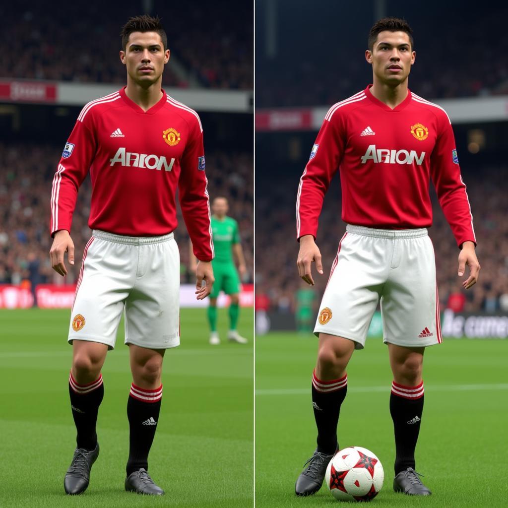 Ronaldo 2008 trong PES 17