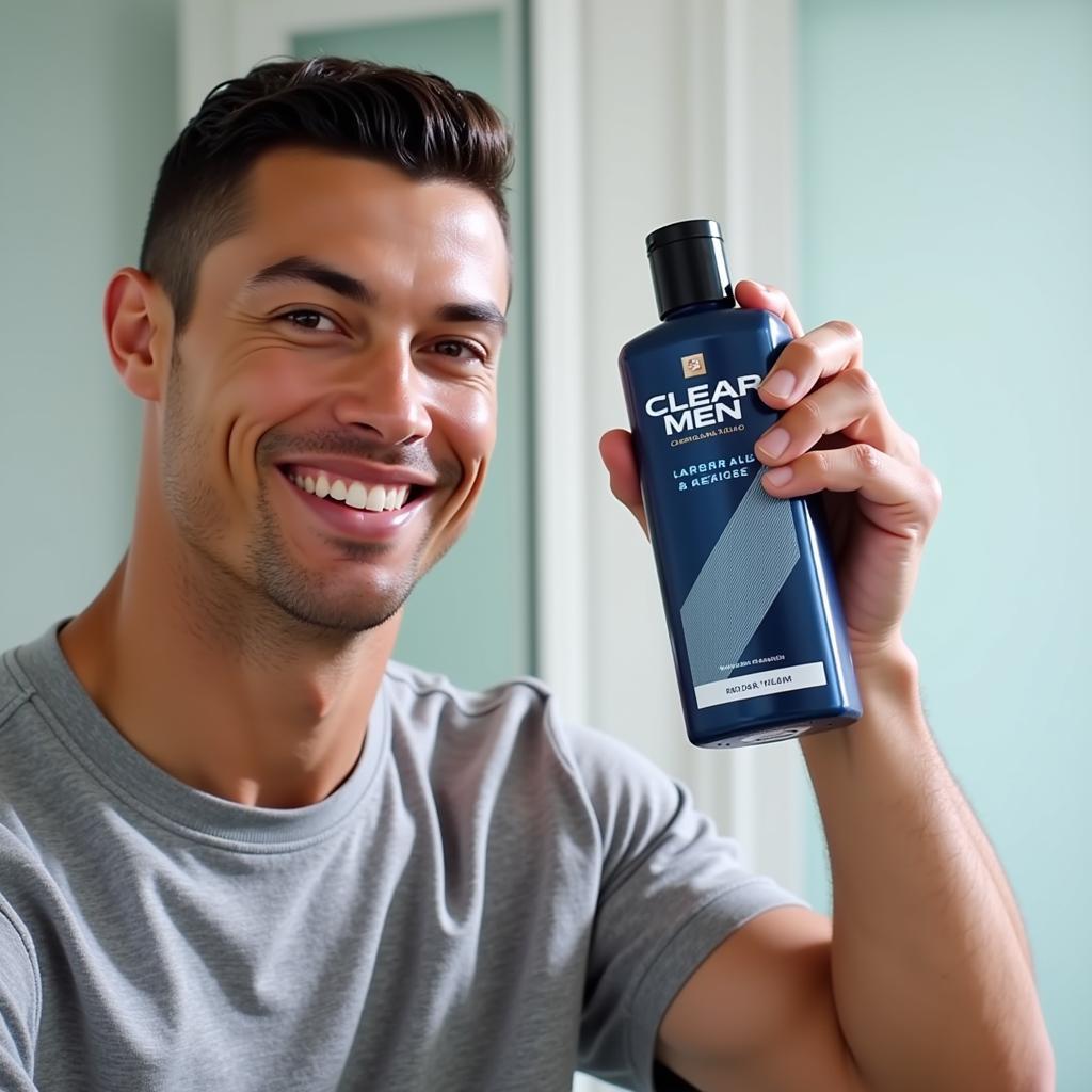 Ronaldo và sản phẩm Clear Men