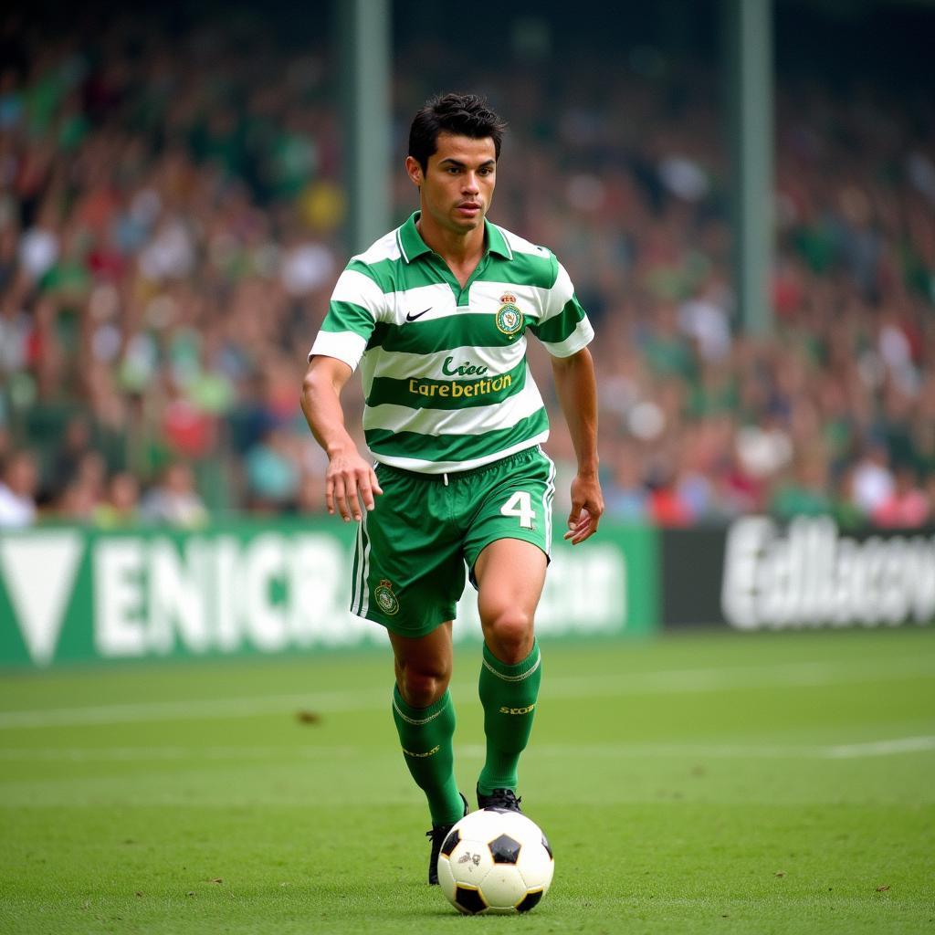 Cristiano Ronaldo thời trẻ tại Sporting Lisbon