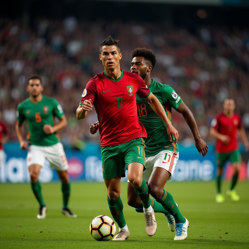 Ronaldo đối đầu Algeria: Trận đấu kịch tính