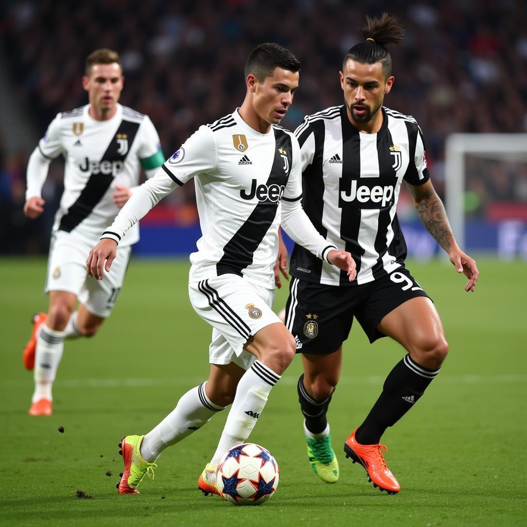 Ronaldo đối đầu với Juventus trong màu áo Real Madrid