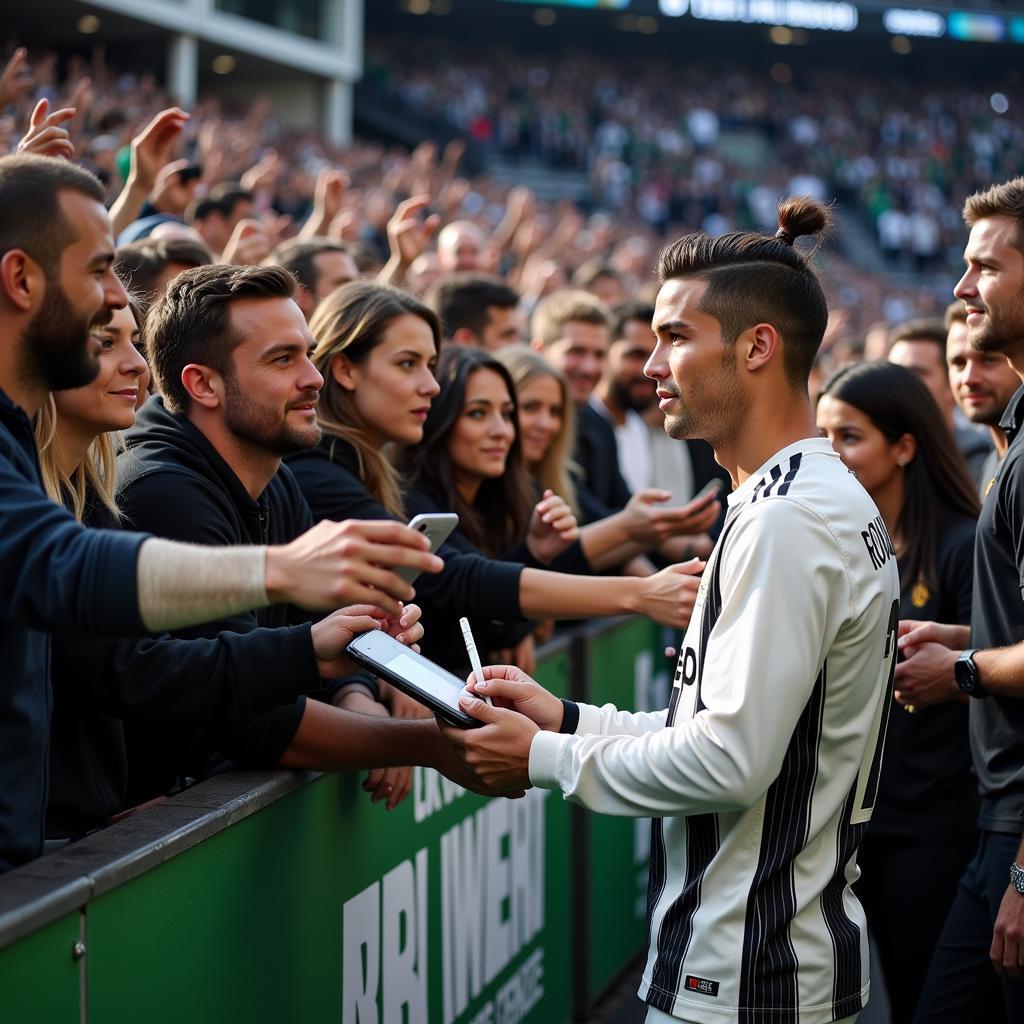 Ronaldo và fan Juventus