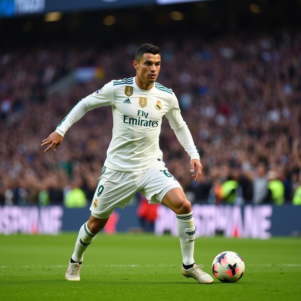 Ronaldo ghi bàn cho Real Madrid