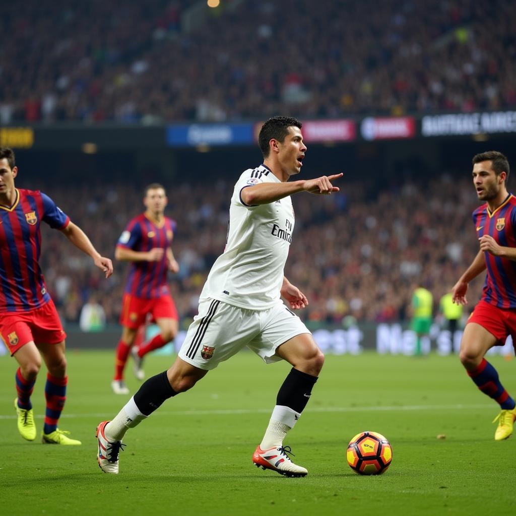 Ronaldo ghi bàn El Clasico 2012