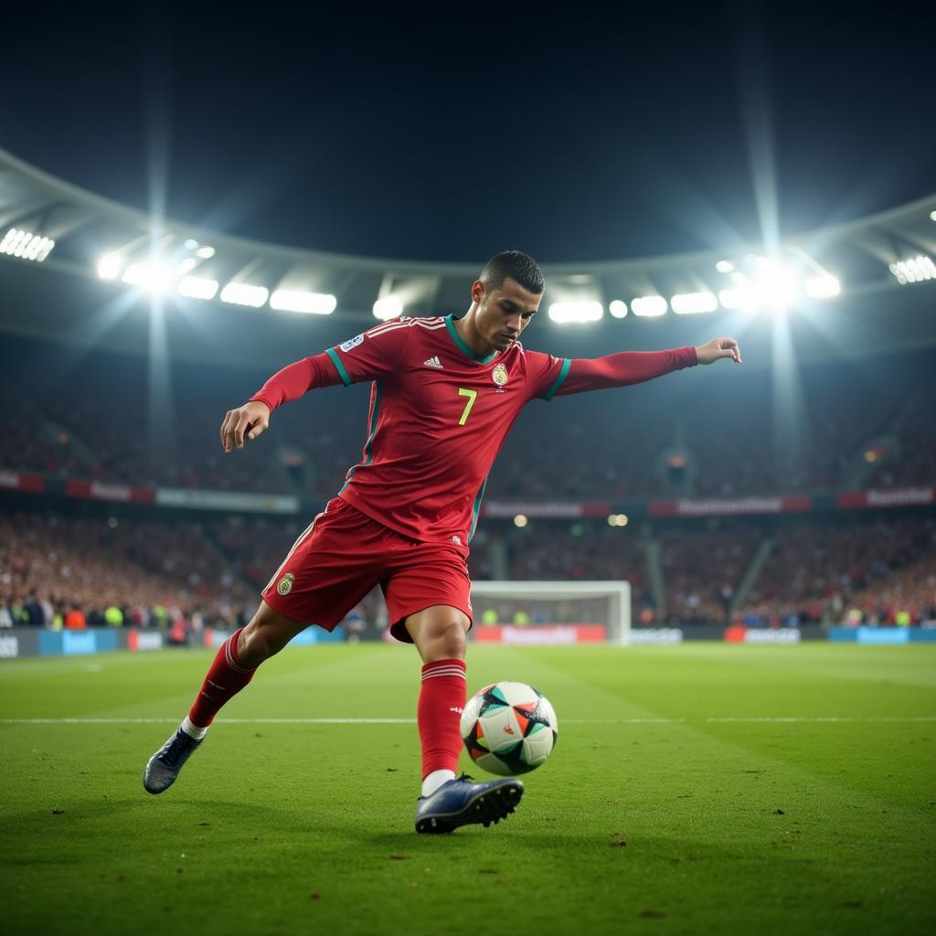 Ronaldo ghi bàn vòng loại World Cup