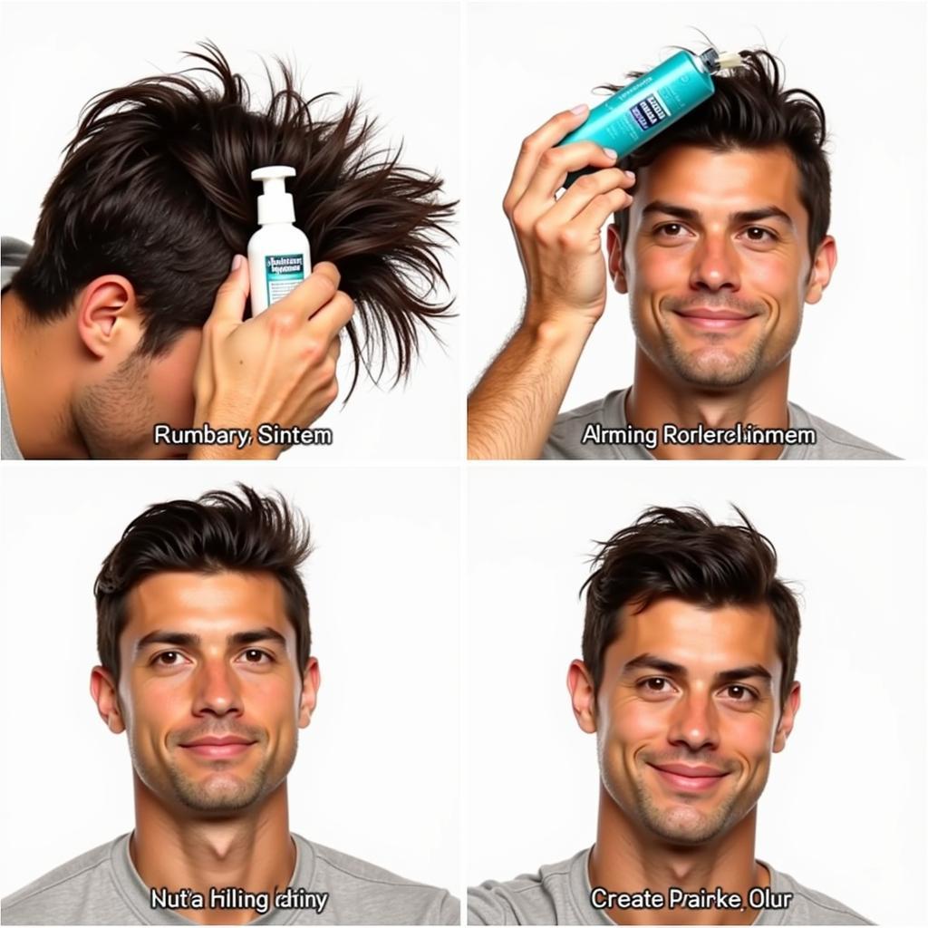 Tutorial on how to style Ronaldo's 2016 hair