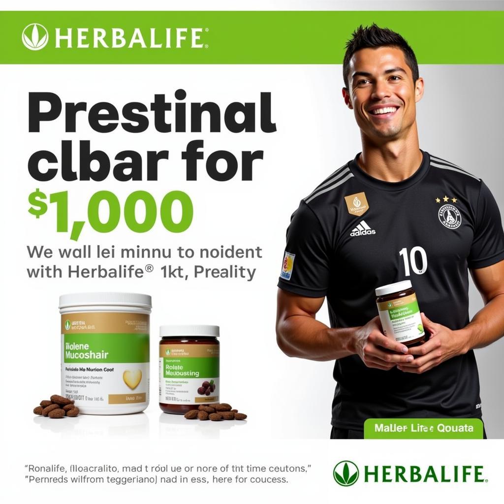 Cristiano Ronaldo Herbalife Nutrition Endorsement 2019: CR7 quảng cáo sản phẩm dinh dưỡng Herbalife