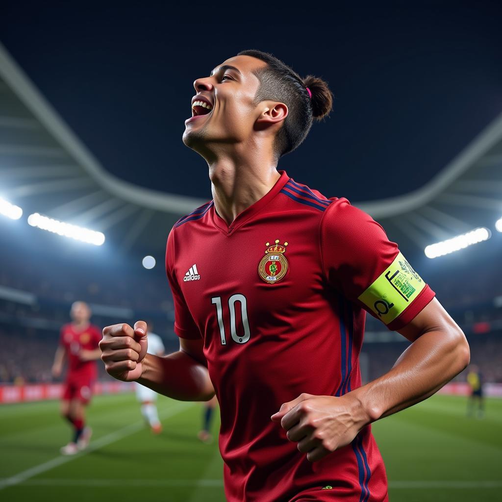 Ronaldo Icon FIFA Mobile Ăn Mừng