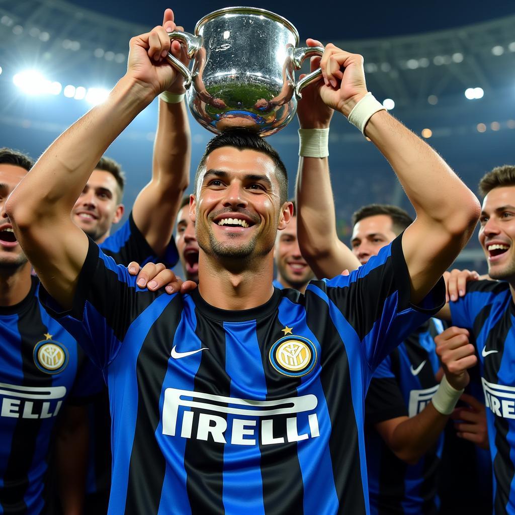 Ronaldo Inter Milan Kỷ Niệm UEFA Cup