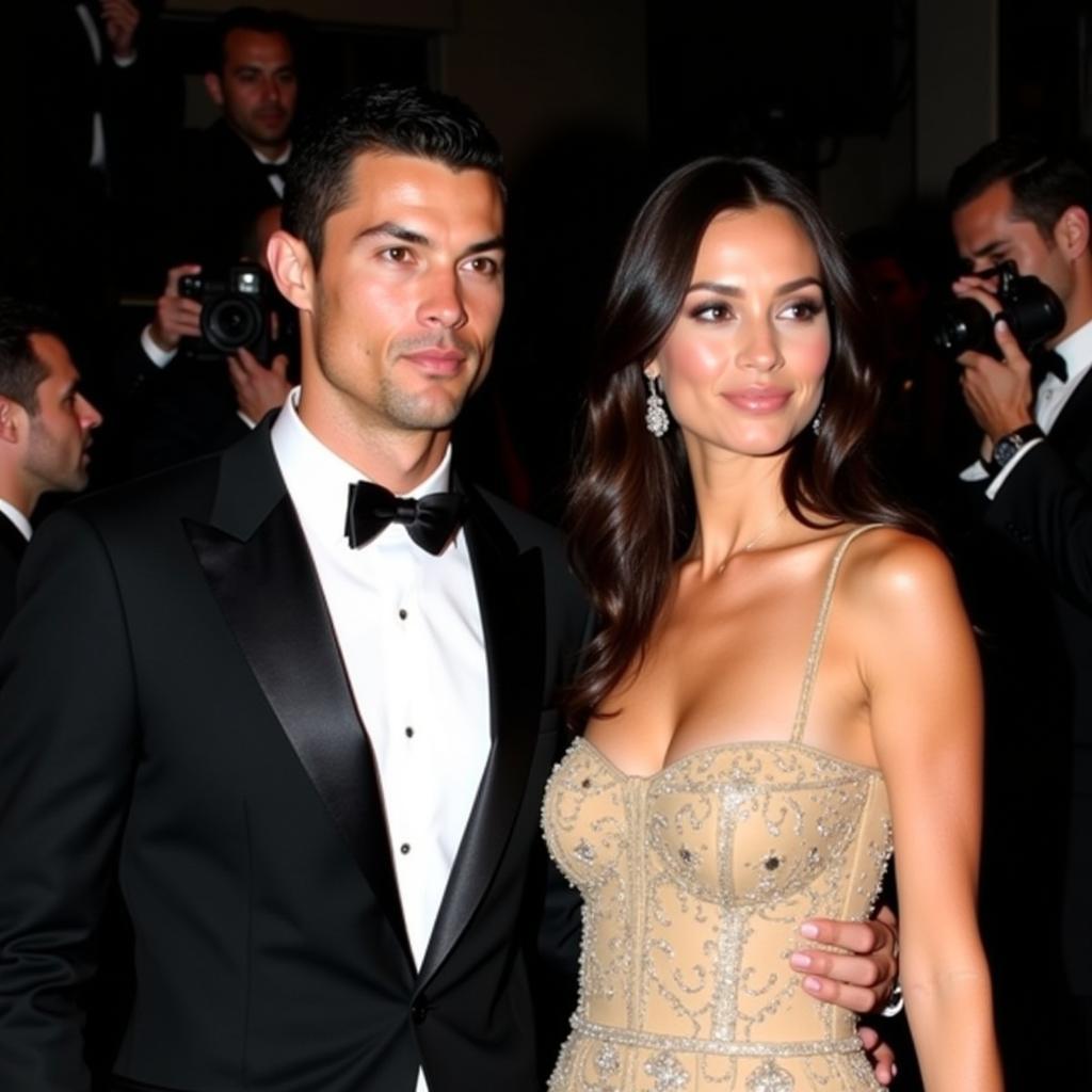 Ronaldo và Irina Shayk tham dự sự kiện năm 2011