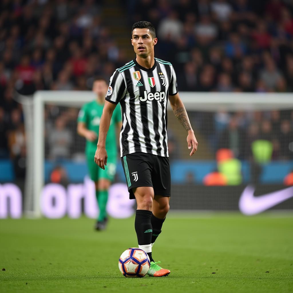 Ronaldo trong màu áo Juventus 2018