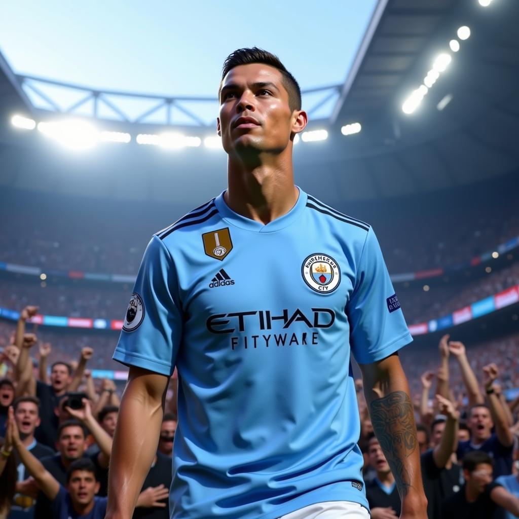 Ronaldo khoác áo Man City