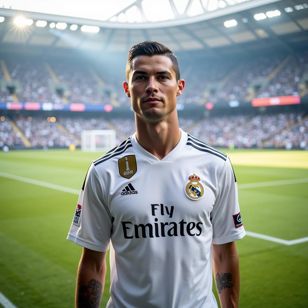 Ronaldo khoác áo Real Madrid