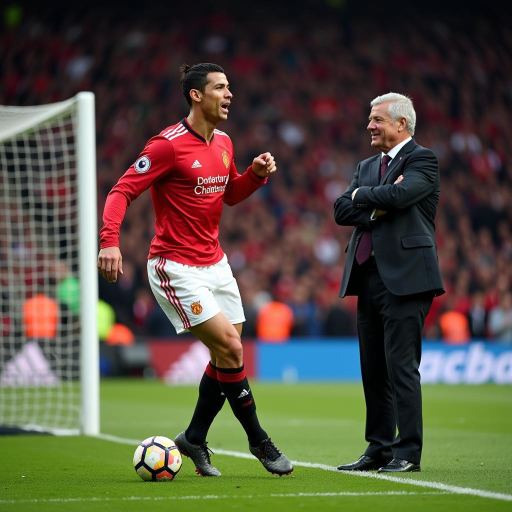 Ronaldo không ăn mừng bàn thắng theo lời khuyên của Sir Alex Ferguson