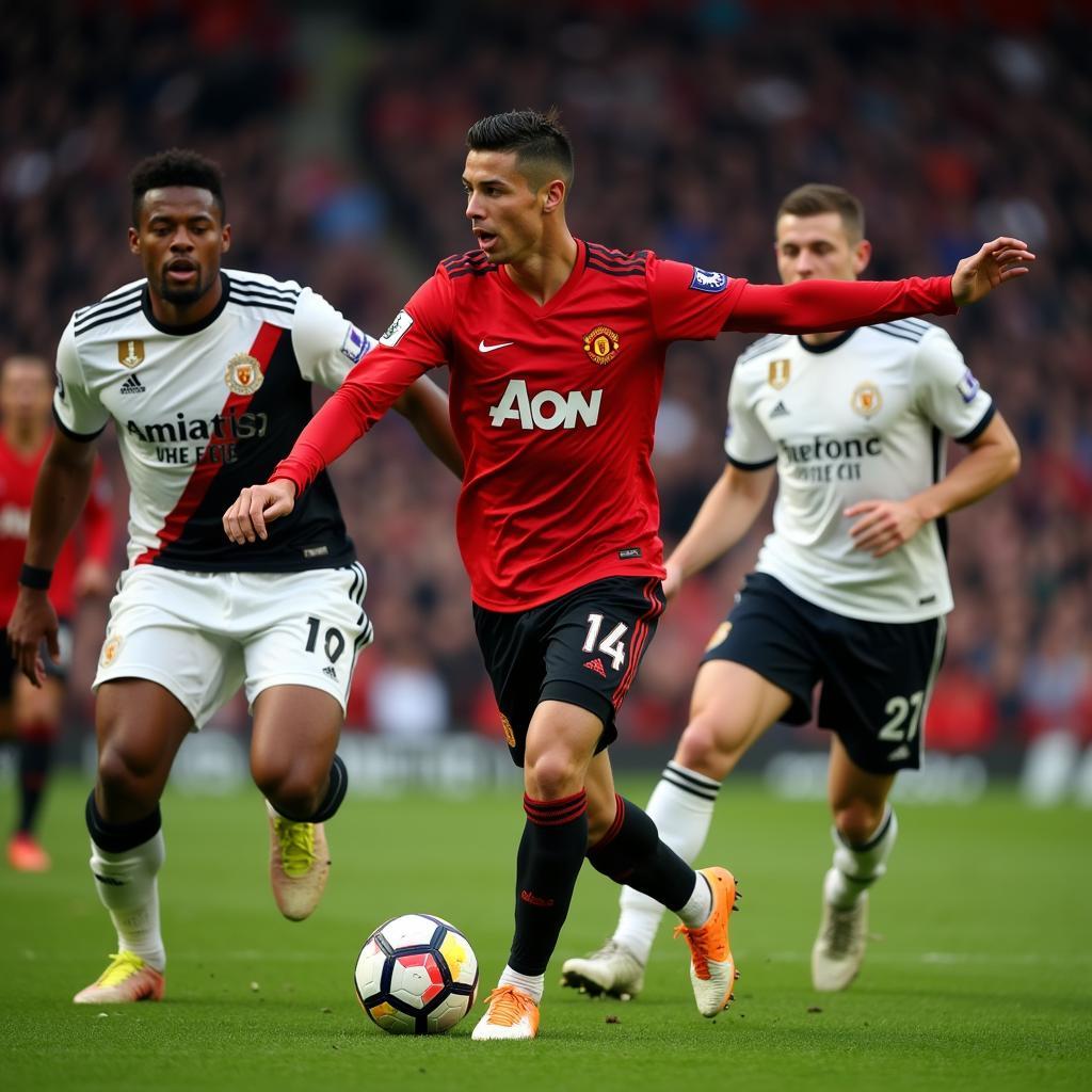 Ronaldo thể hiện kỹ năng đỉnh cao tại Man Utd