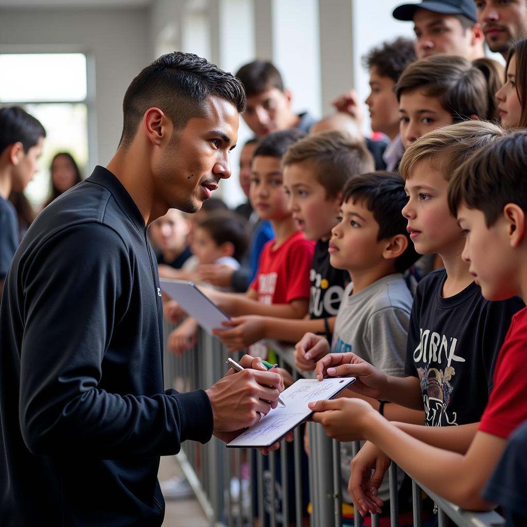 Ronaldo là nguồn cảm hứng cho hàng triệu người hâm mộ