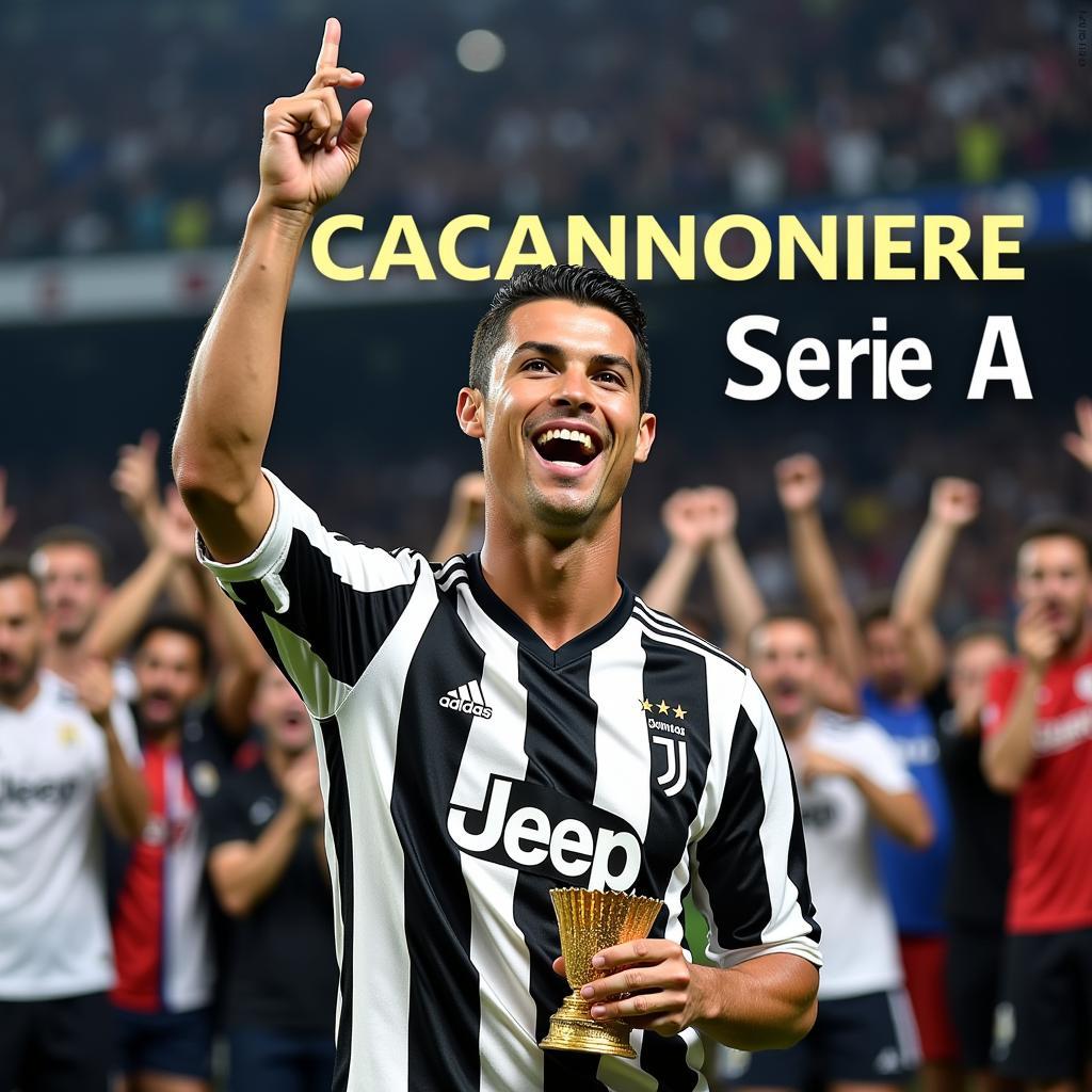 Ronaldo nhận giải Capocannoniere tại Serie A