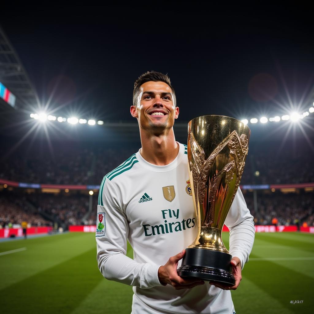 Ronaldo nhận giải thưởng cầu thủ xuất sắc nhất